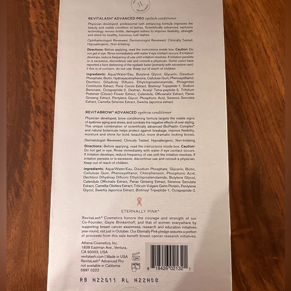 NIB REVITALASH Advanced Eyelash and Eyebrow Conditioner - Picture 2 of 3